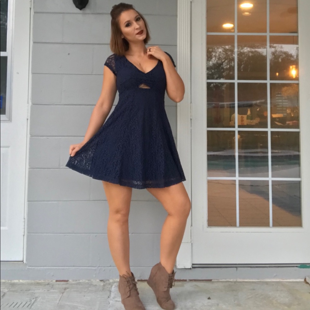 Navy blue Jessica Simpson dress